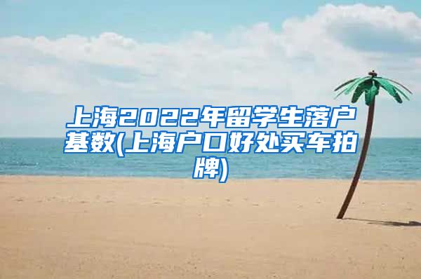 上海2022年留学生落户基数(上海户口好处买车拍牌)